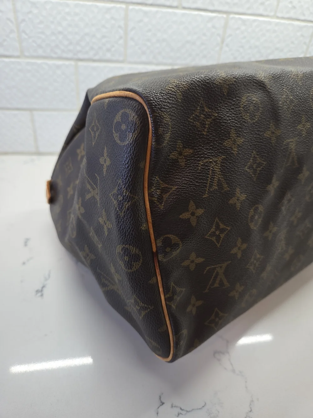 Vintage 1985 Louis Vuitton Monogram Speedy 40 Bag - Made in France SA851